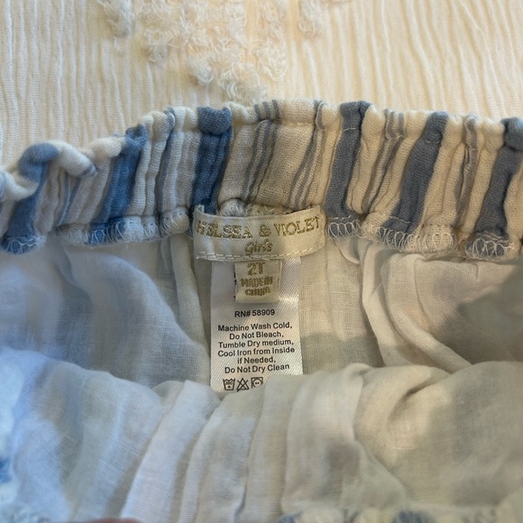 Chelsea & Violet Blue and White Striped Skirt - Picture 3 of 7